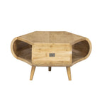 Table Basse En Bois Massif - Naturel