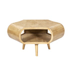 Table Basse En Bois Massif - Naturel