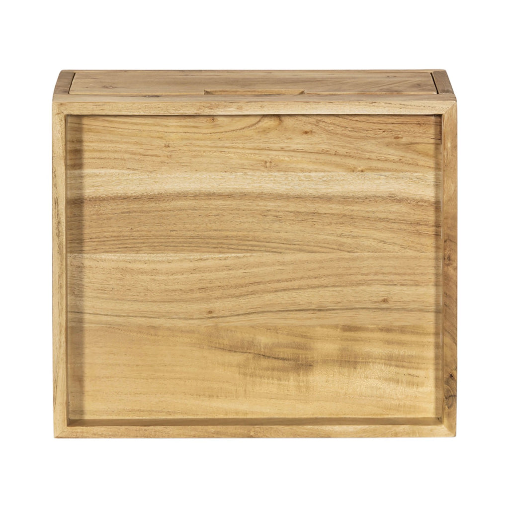 Chevet Suspendu 1 Tiroir En Acacia - Naturel