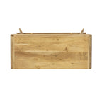Console En Acacia Et Rotin - Naturel