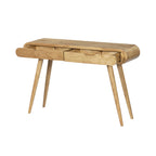 Consola Acacia Con 2 Cajones - Natural