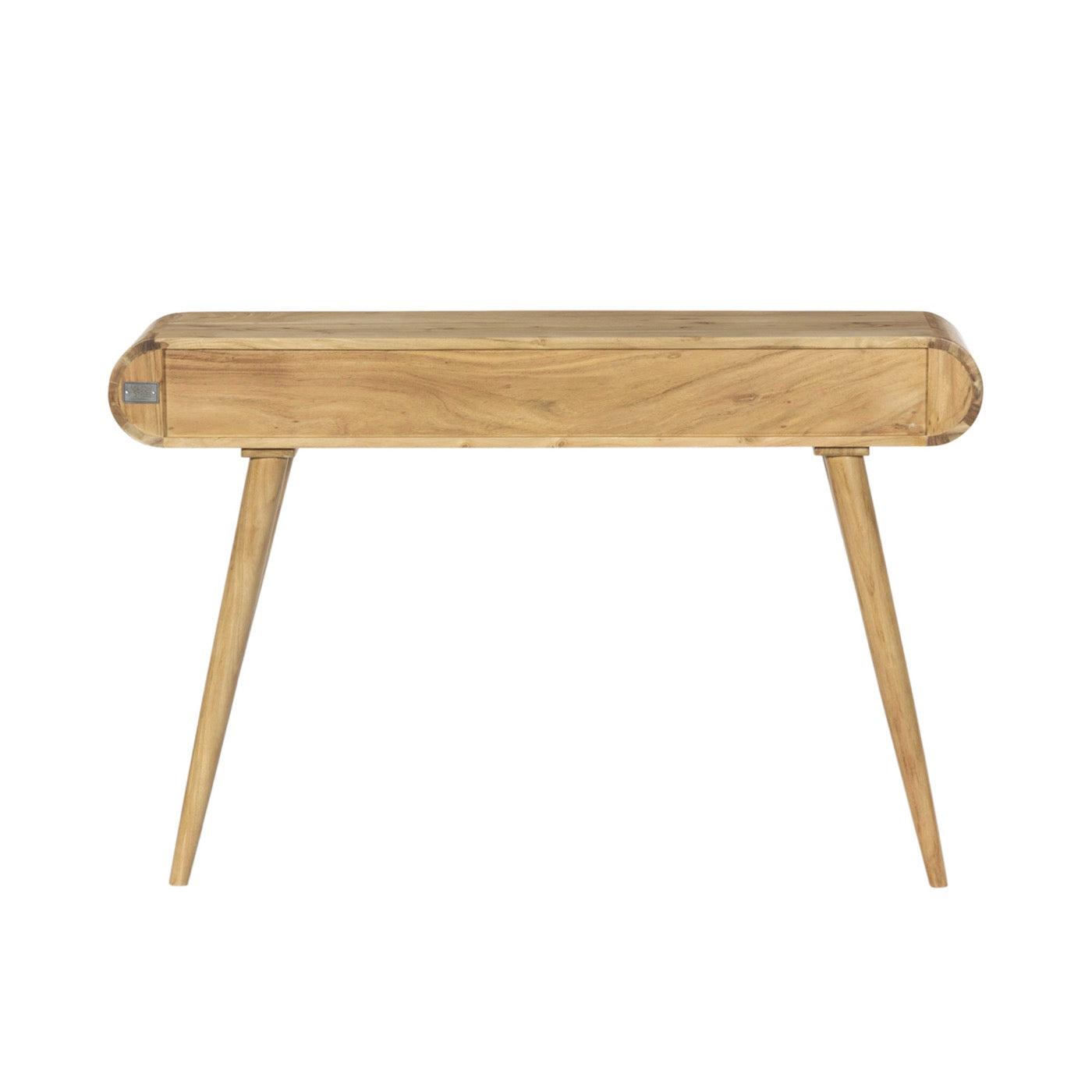 Consola Acacia Con 2 Cajones - Natural