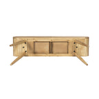 Consola Acacia Con 2 Cajones - Natural