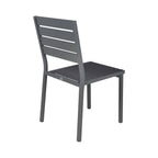Mimizan - Ensemble Table De Jardin + 8 Chaises - Marron