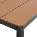 Mimizan - Ensemble Table De Jardin + 8 Chaises - Marron