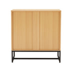 Rima - 4 Drawer Fluted Effect Chest - Natural