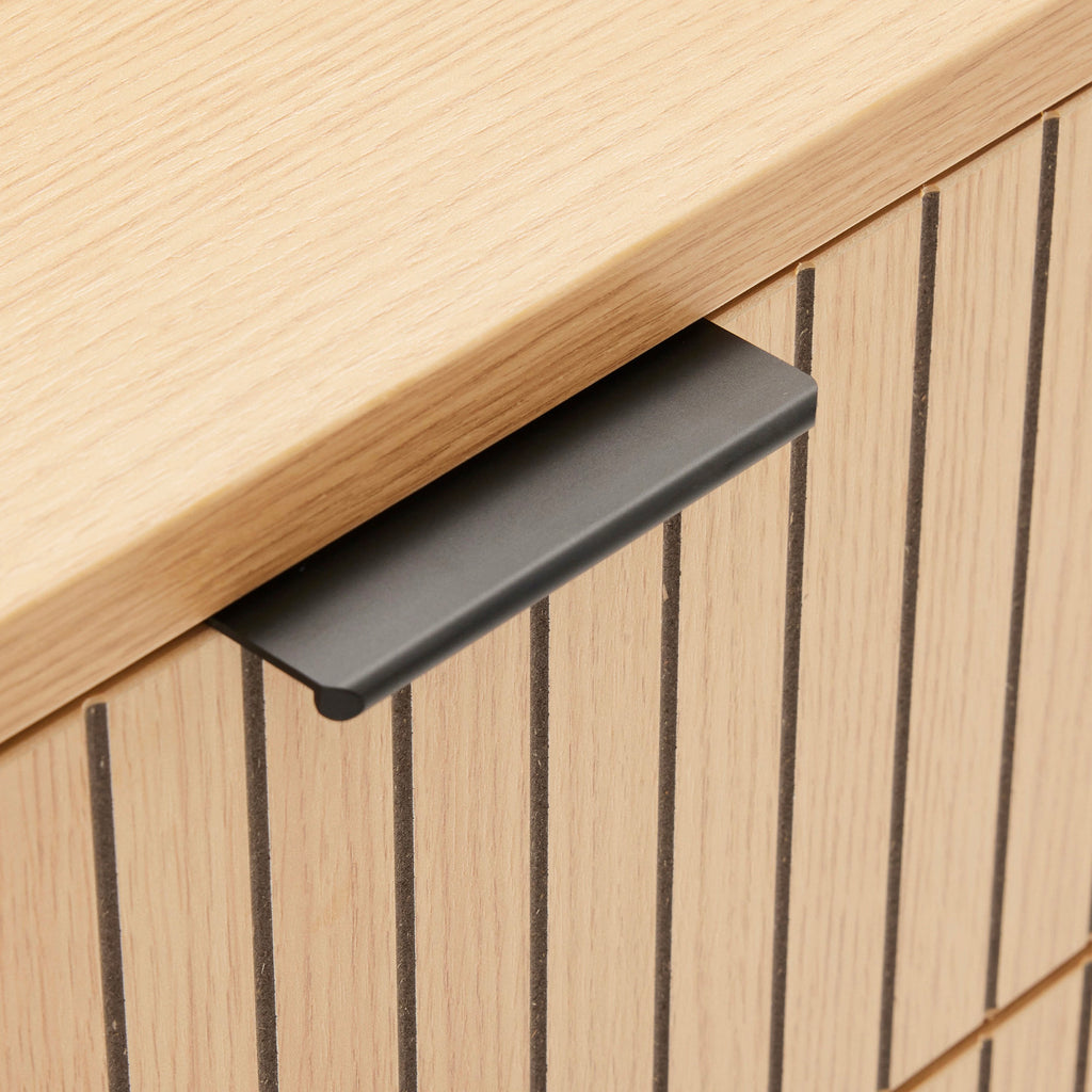 Rima - 4 Drawer Fluted Effect Chest - Natural