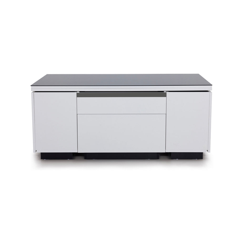 Calis - Table Basse Avec Plateaux Relevables - Blanc