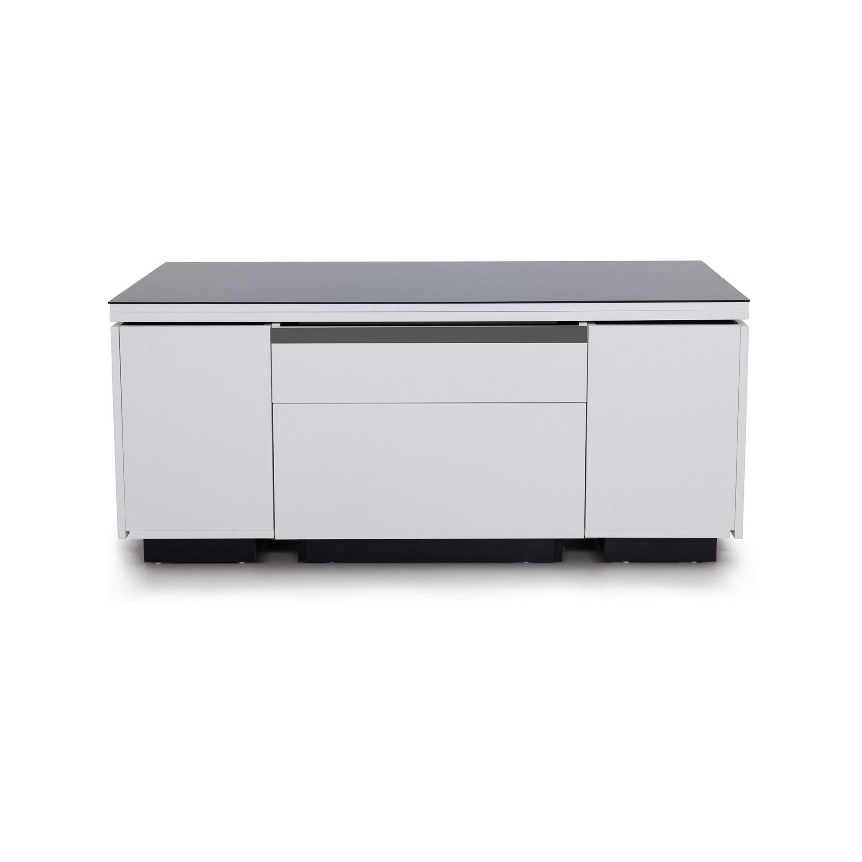 Calis - Table Basse Avec Plateaux Relevables - Blanc
