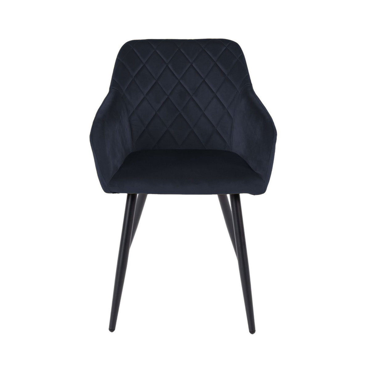 Velvet - Lot De 2 Chaises - Velours - Bleu Marine
