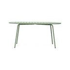 Baca - Table De Jardin Ovale En Métal - Vert