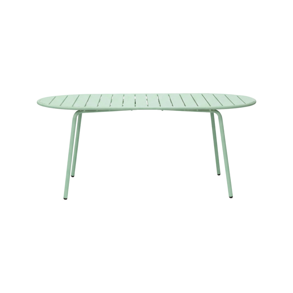 Baca - Table De Jardin Ovale En Métal - Vert