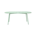 Baca - Table De Jardin Ovale En Métal - Vert