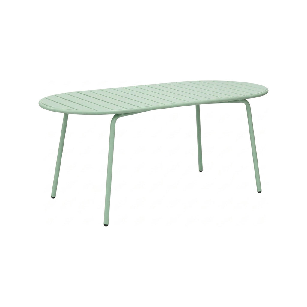 Baca - Table De Jardin Ovale En Métal - Vert