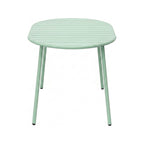 Baca - Table De Jardin Ovale En Métal - Vert