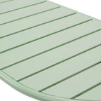 Baca - Table De Jardin Ovale En Métal - Vert