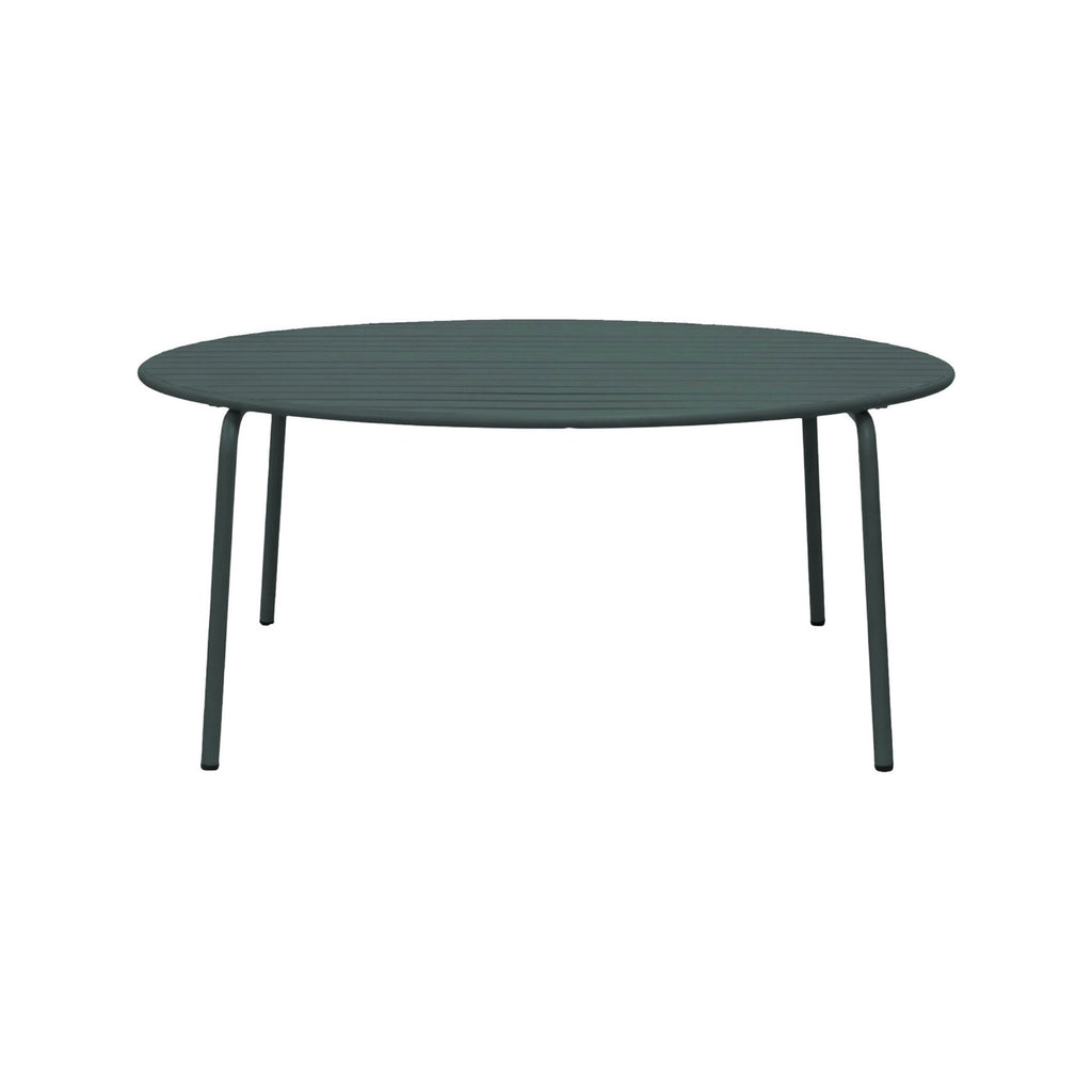 Baca - Mesa de Jardín Redonda de Metal - Verde Abeto