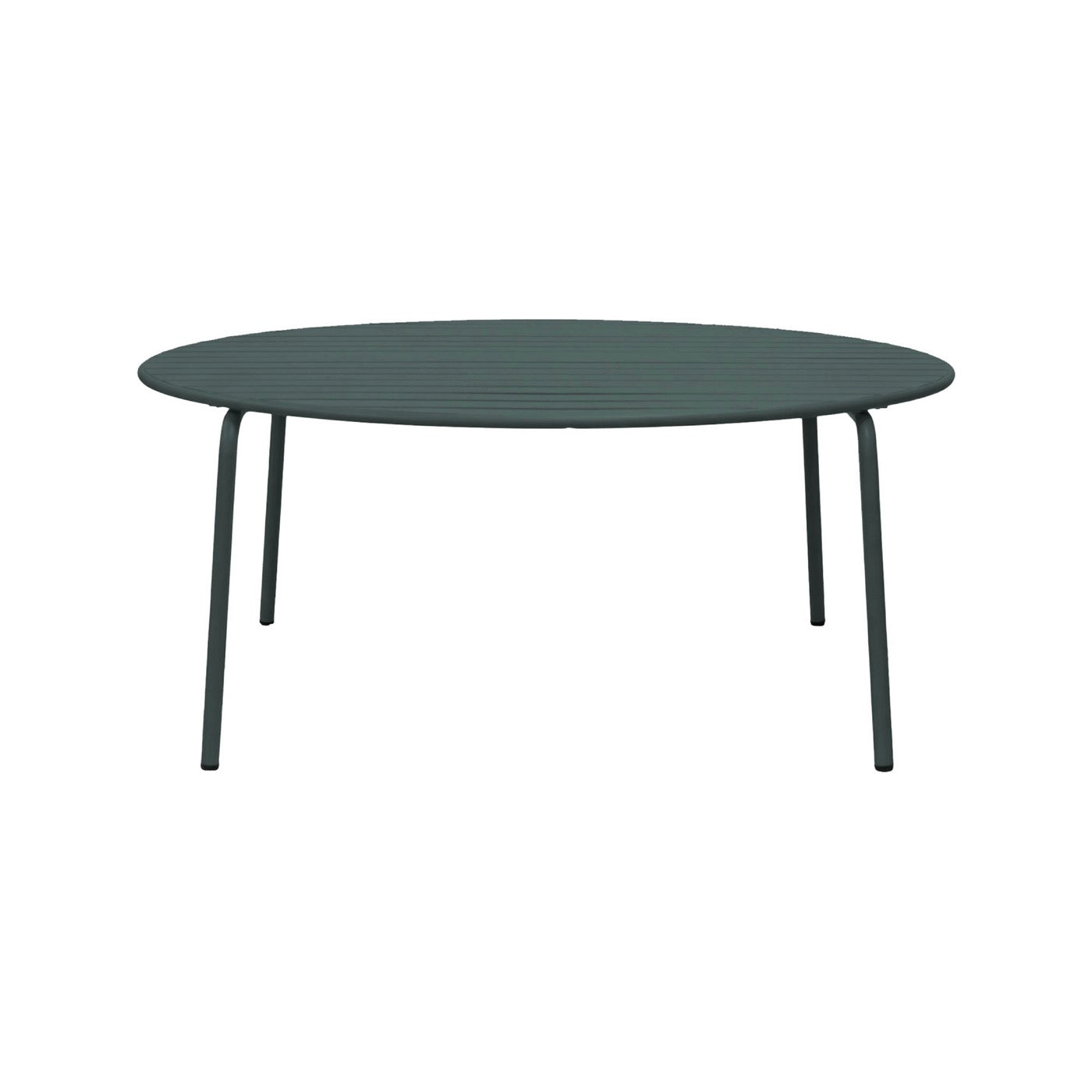 Baca - Mesa de Jardín Redonda de Metal - Verde Abeto
