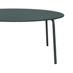 Baca - Mesa de Jardín Redonda de Metal - Verde Abeto