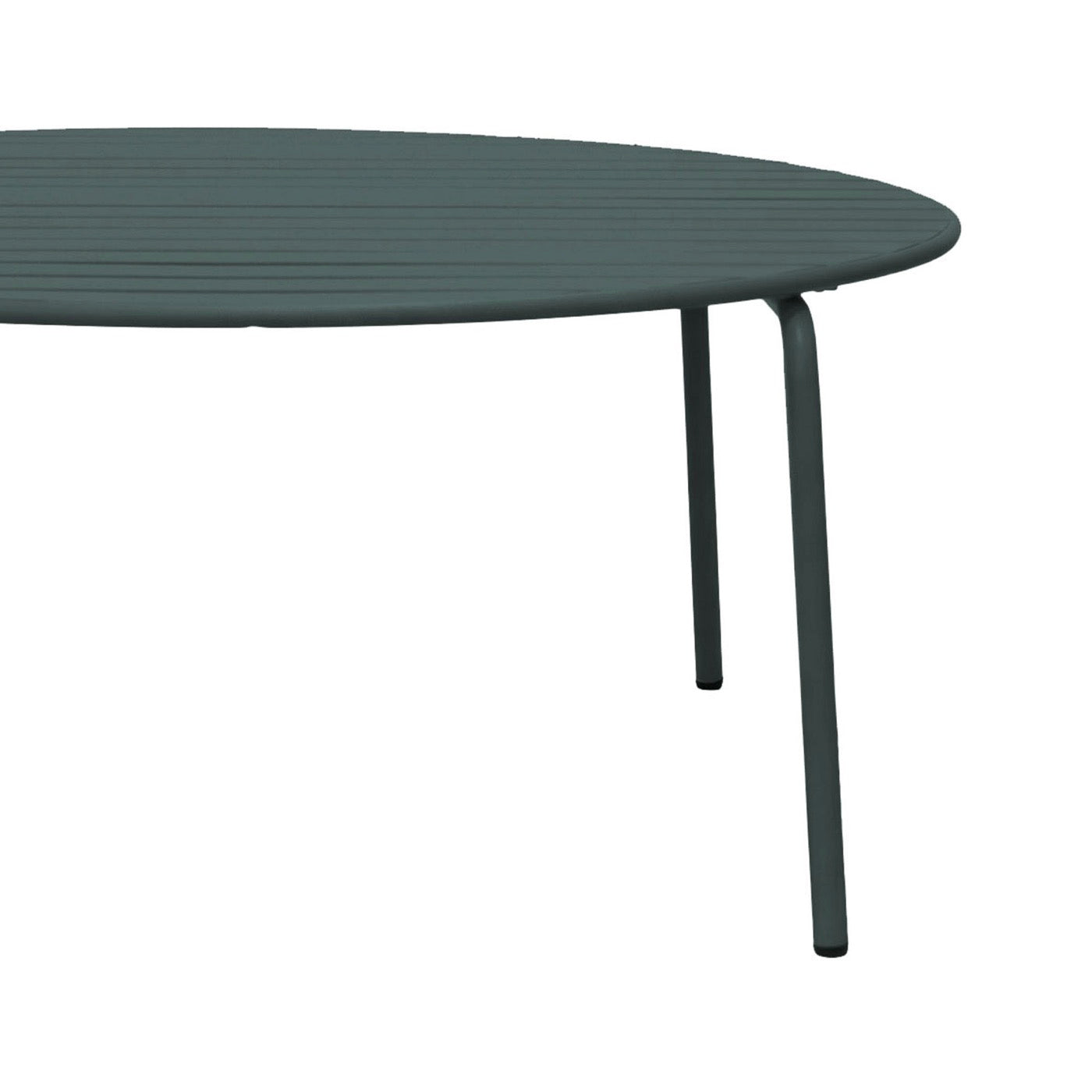 Baca - Mesa de Jardín Redonda de Metal - Verde Abeto