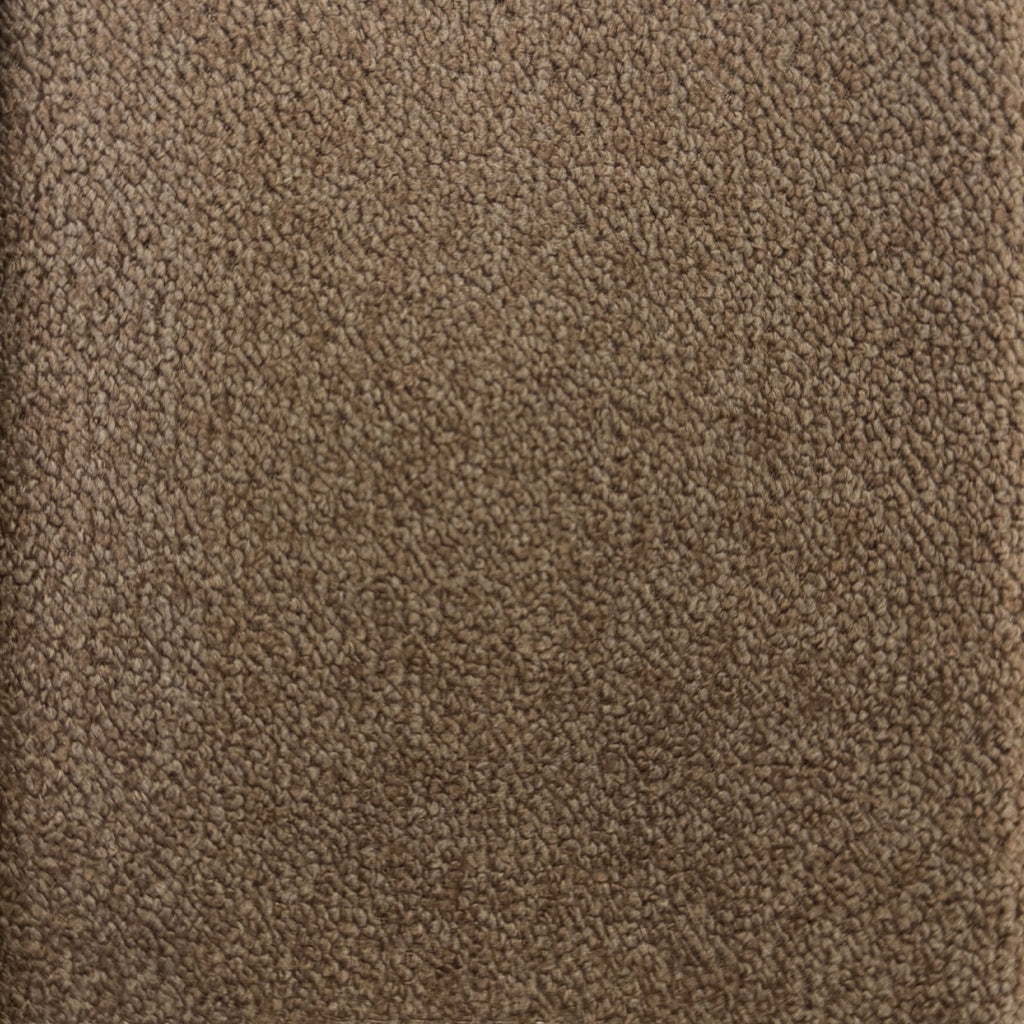 Loveuse Round Swivel Armchair + Textured Fabric Box - Brown
