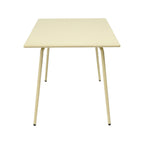 Baca - Table De Jardin En Métal - Crème