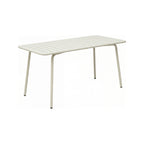 Baca - Metal Garden Table - Beige