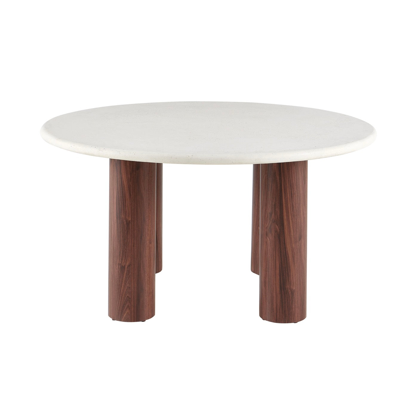 Mesa de comedor redonda - Beige