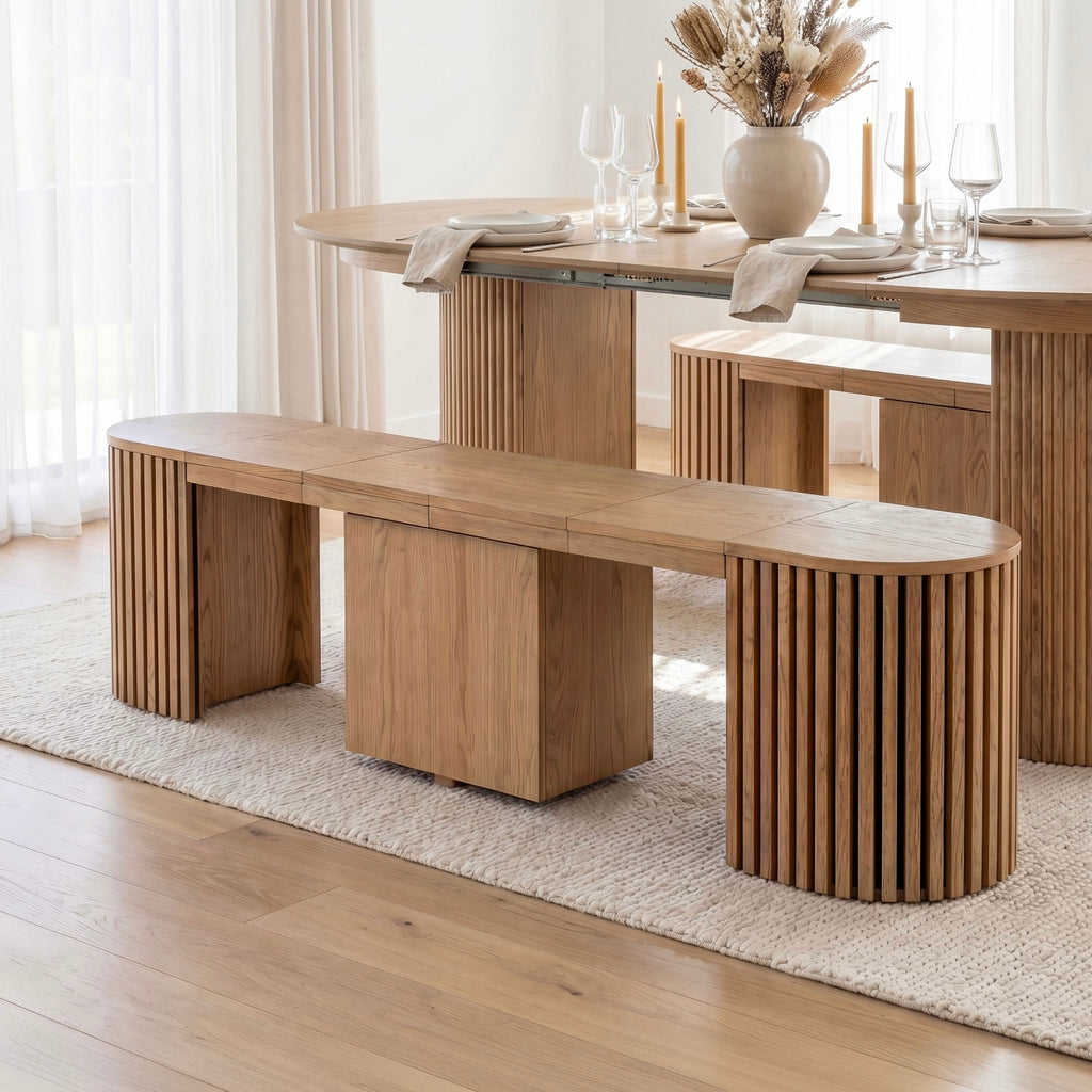 Constance - Banco extensible - Roble