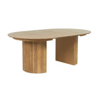 Constance - Table Extensible Avec Rangement - Chêne