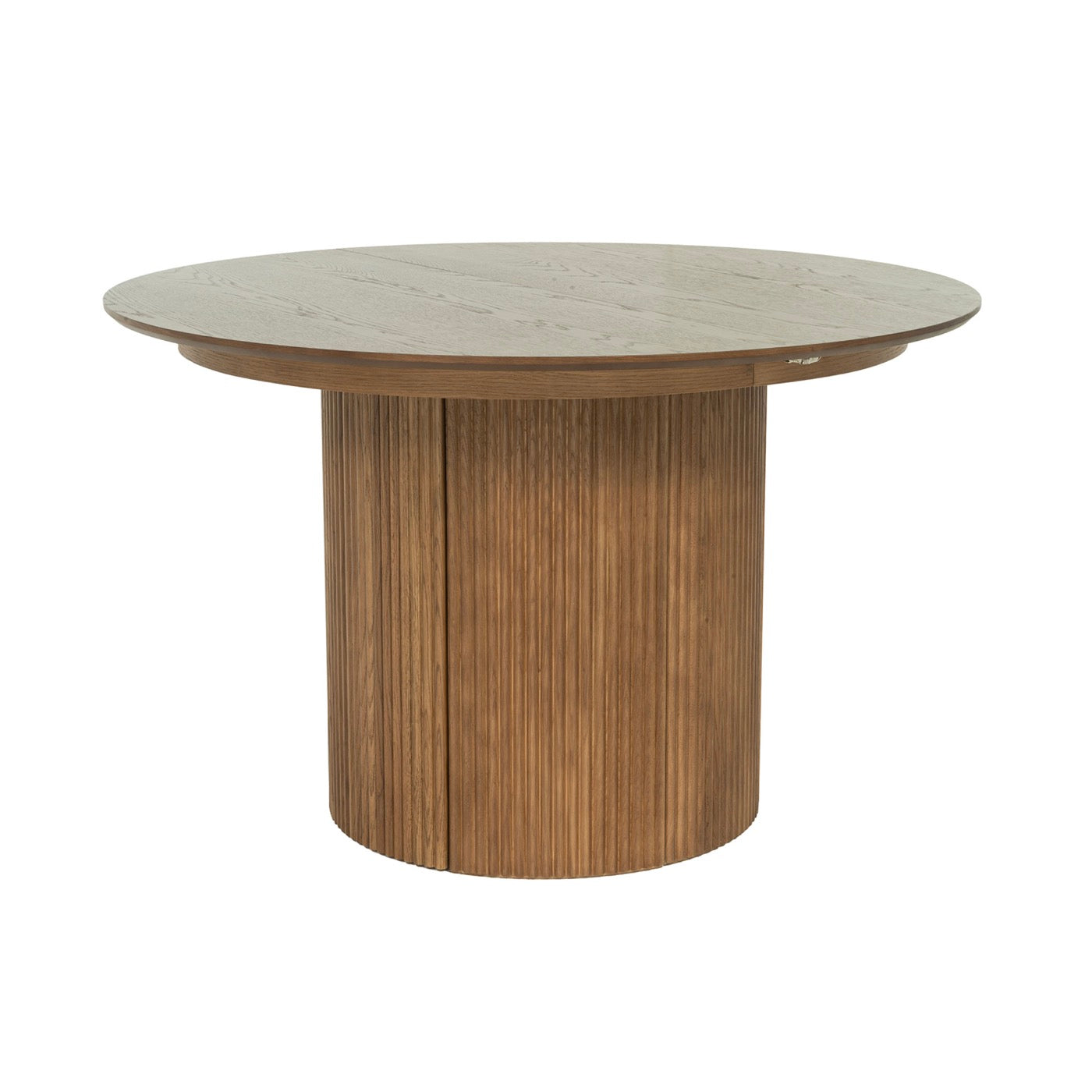 Constance - Table Extensible Avec Rangement - Chêne Brun