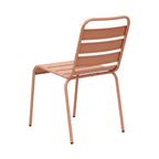 Baca - Ensemble Table De Jardin + 6 Chaises En Métal - Terracotta