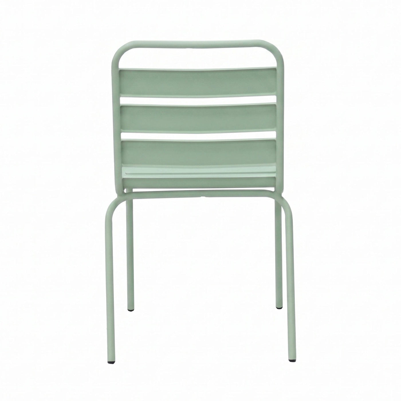 Baca - Conjunto Mesa de Jardín + 6 Sillas de Metal - Verde