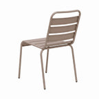 Baca - Ensemble Table De Jardin + 8 Chaises En Métal - Taupe