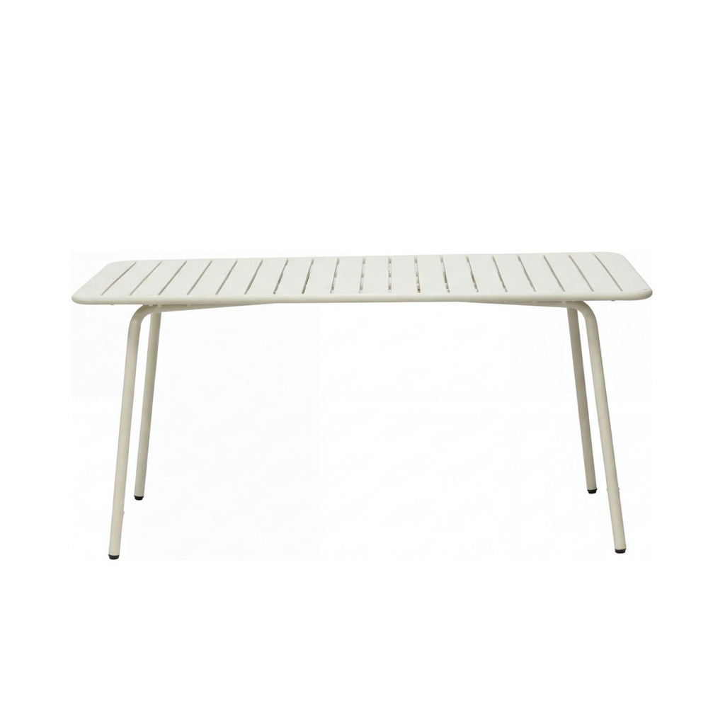 Baca - Garden Table + 4 Metal Chairs Set - Beige