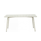 Baca - Garden Table + 4 Metal Chairs Set - Beige