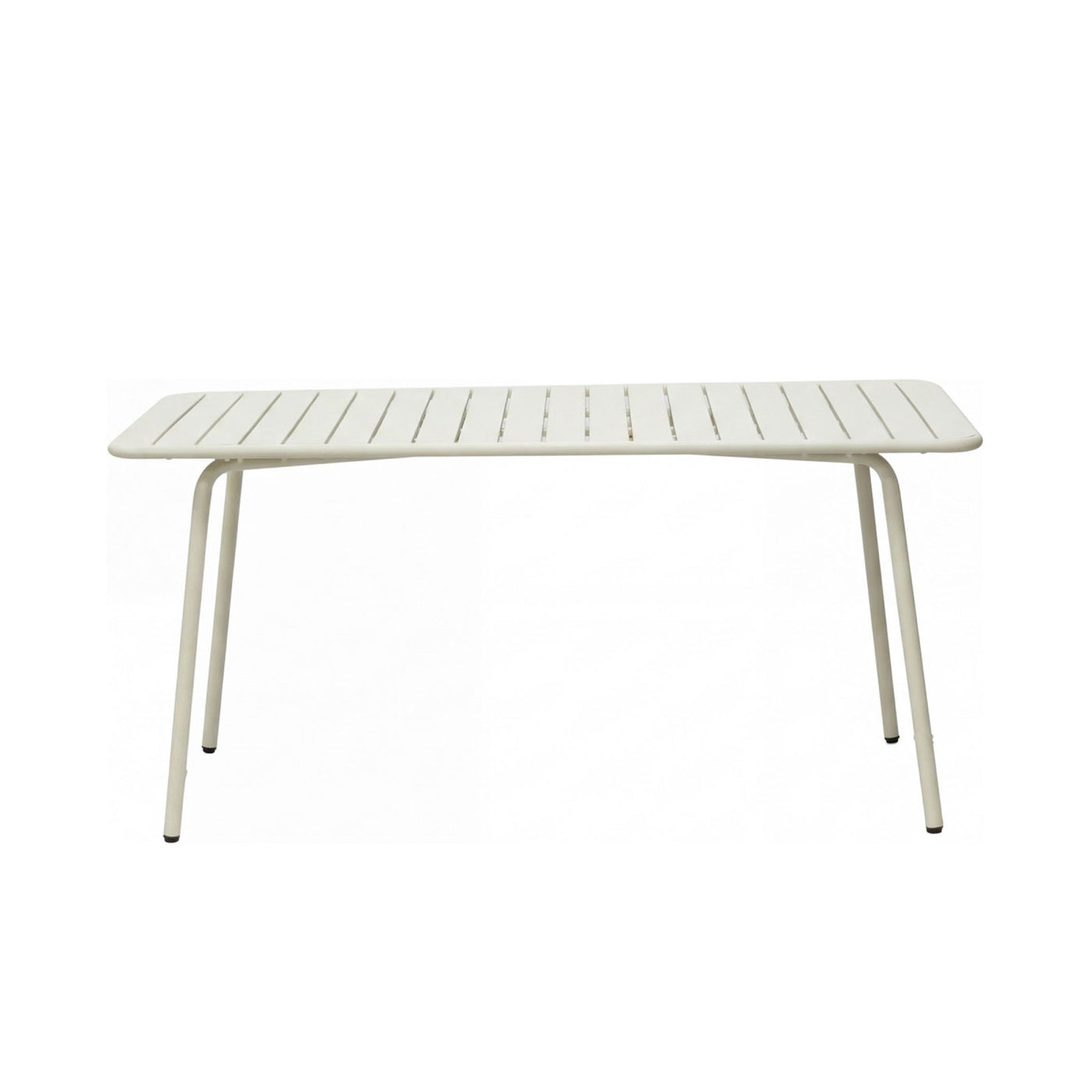 Baca - Garden Table + 4 Metal Chairs Set - Beige
