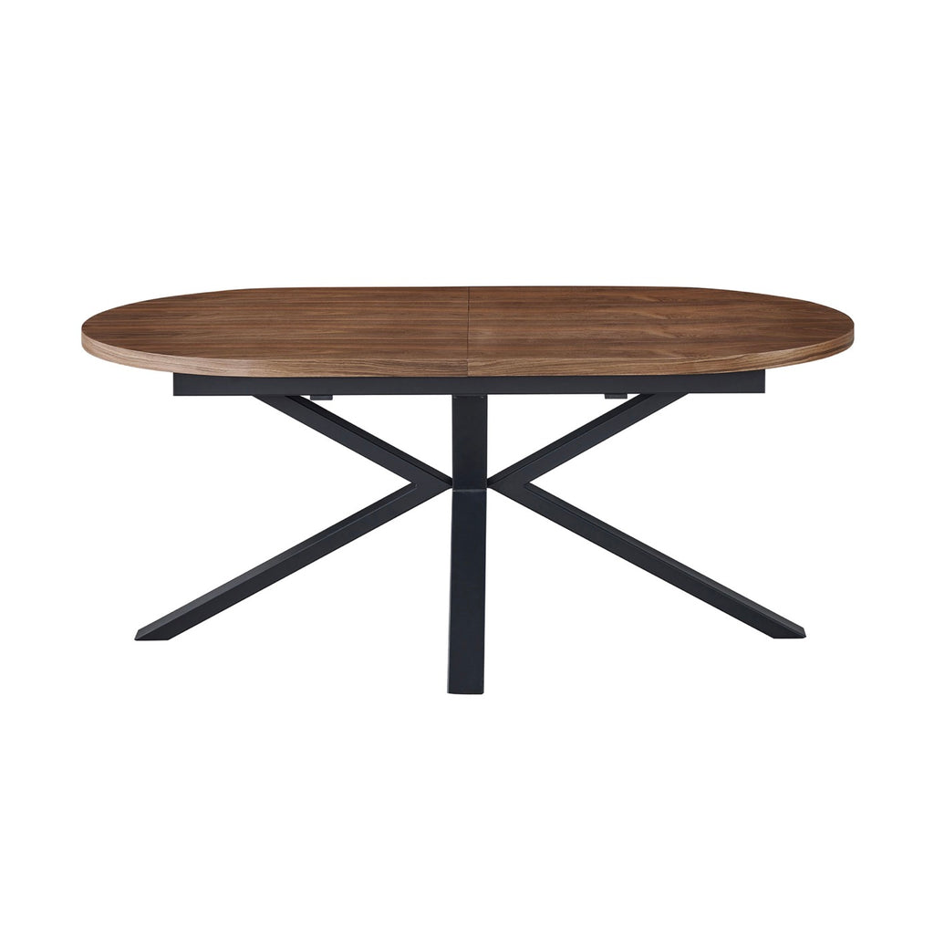 Venter - Extendable Oval Dining Table - Walnut