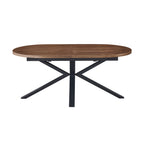 Venter - Extendable Oval Dining Table - Walnut