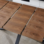 Venter - Extendable Oval Dining Table - Walnut