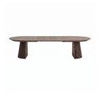 Constance - Table À Manger Ronde Extensible - Chêne Brun