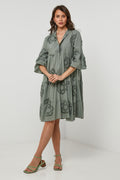 Robe Chemise - Kaki - Femme