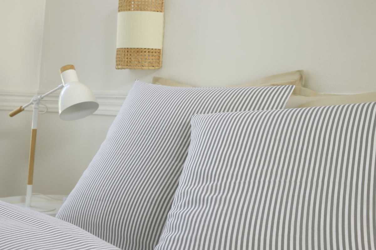Completo letto - 3 pezzi - 100% garza di cotone - Laya - Stampato