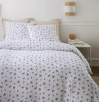 Completo Letto - 3 Pezzi - 100% Garza Di Cotone - Louca - Stampato