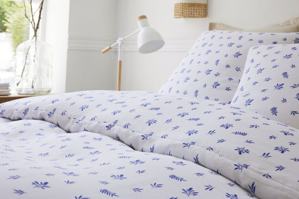 Completo Letto - 3 Pezzi - 100% Garza Di Cotone - Louca - Stampato