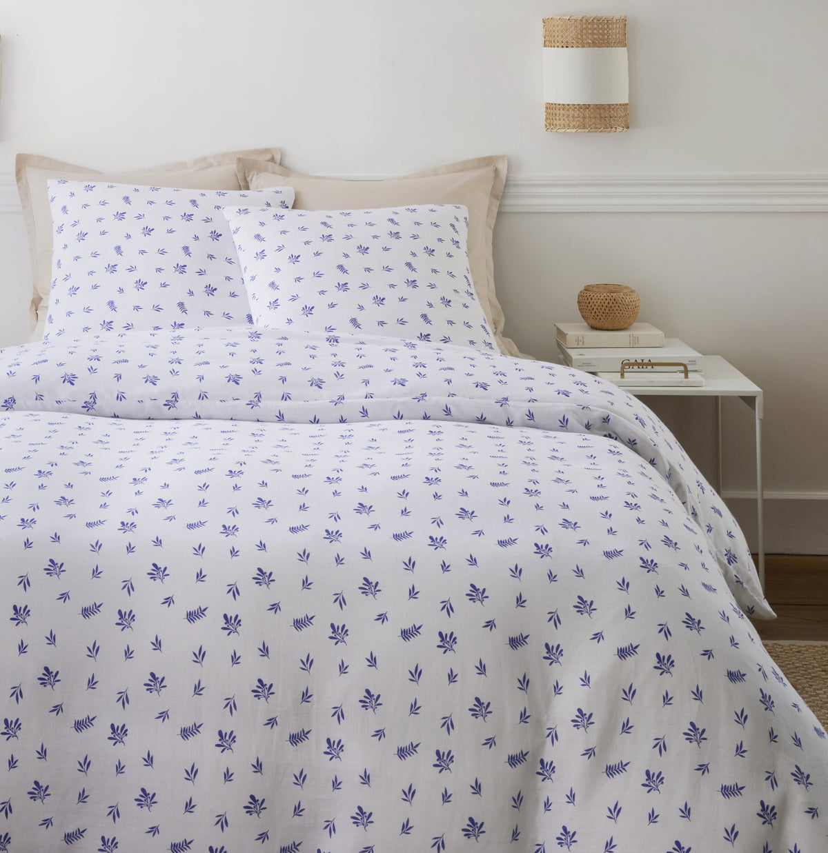 Completo Letto - 3 Pezzi - 100% Garza Di Cotone - Louca - Stampato