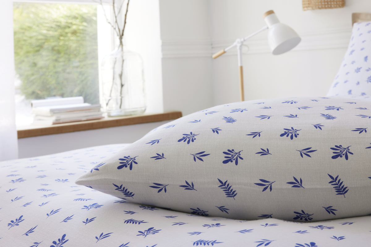 Completo Letto - 3 Pezzi - 100% Garza Di Cotone - Louca - Stampato