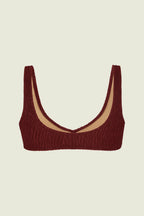 Haut De Bikini Cherry Roccia - Bordeaux