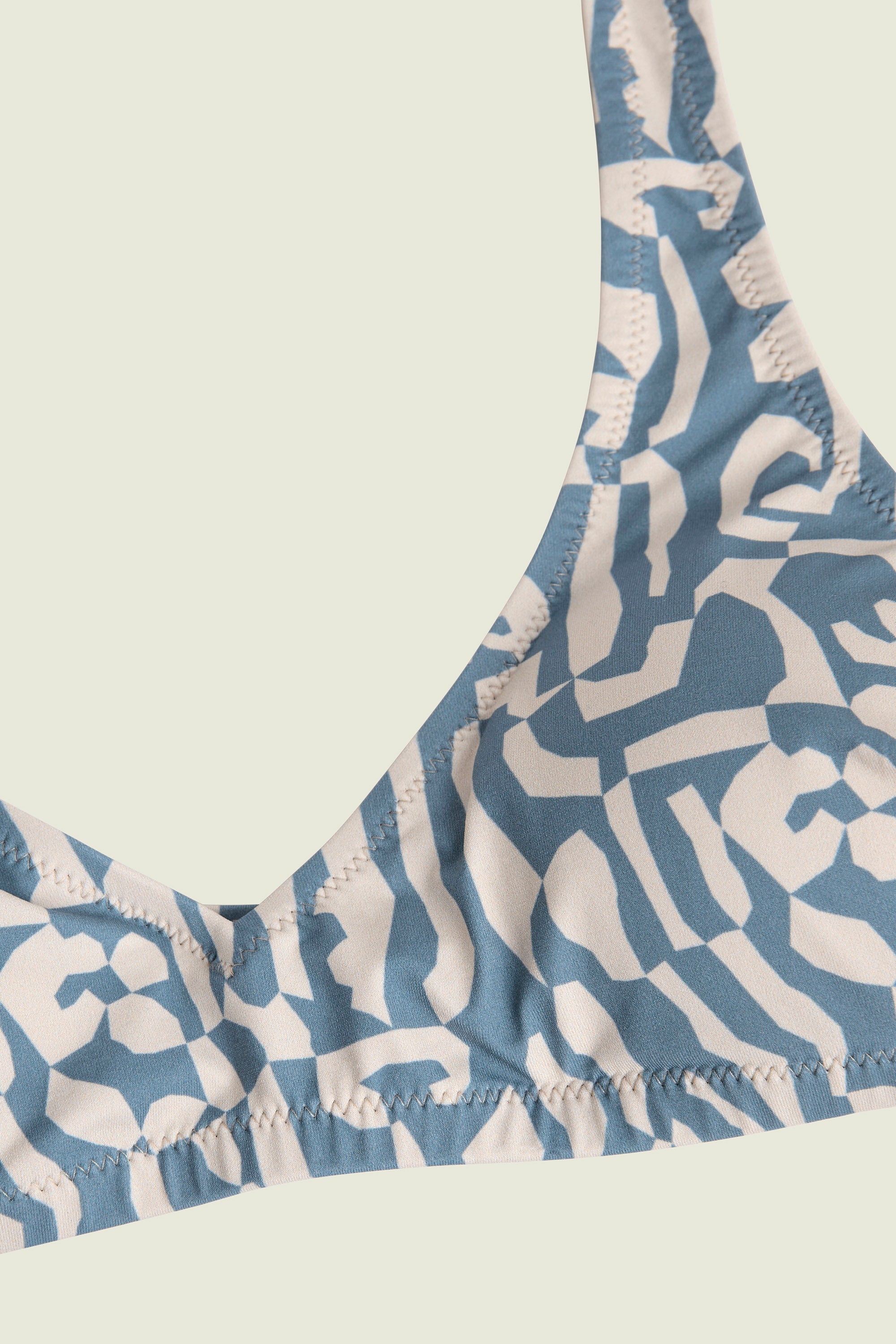 Haut De Bikini Marbling Roccia - Bleu