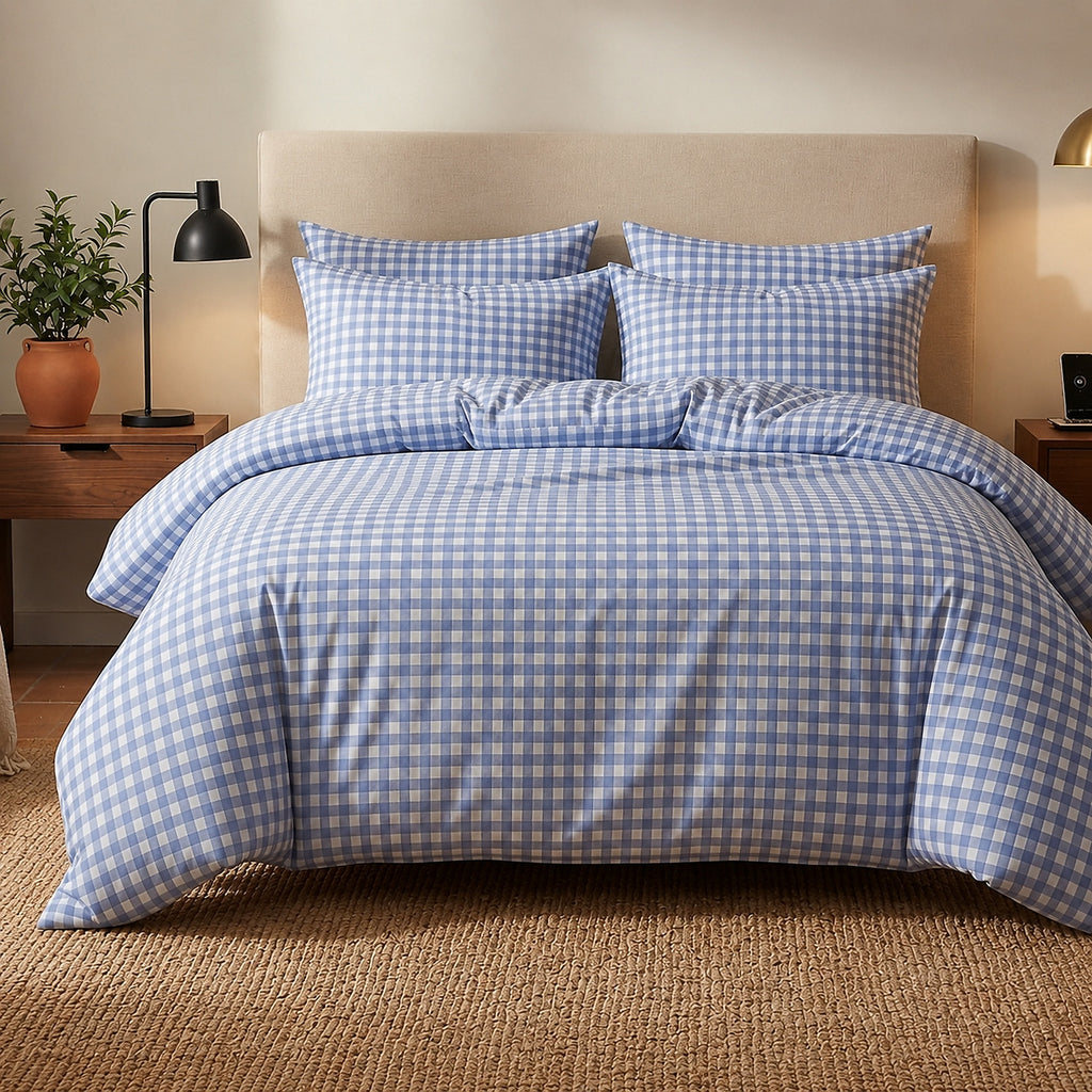 Celestin - Parures de Lit Housse de Couette - 100% Coton - Imprimé
